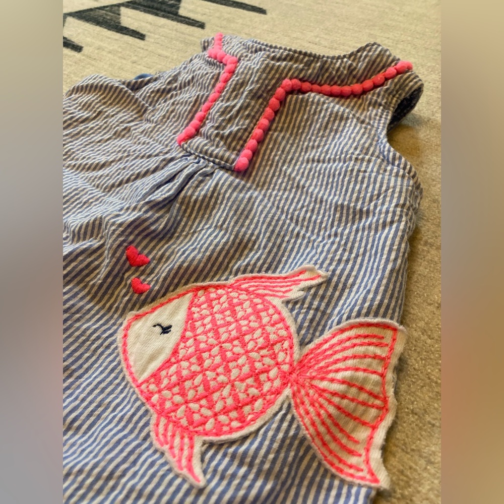 ☀️ Carter’s Embroidered Sun Dress, 3 mo - Picture 2 of 6